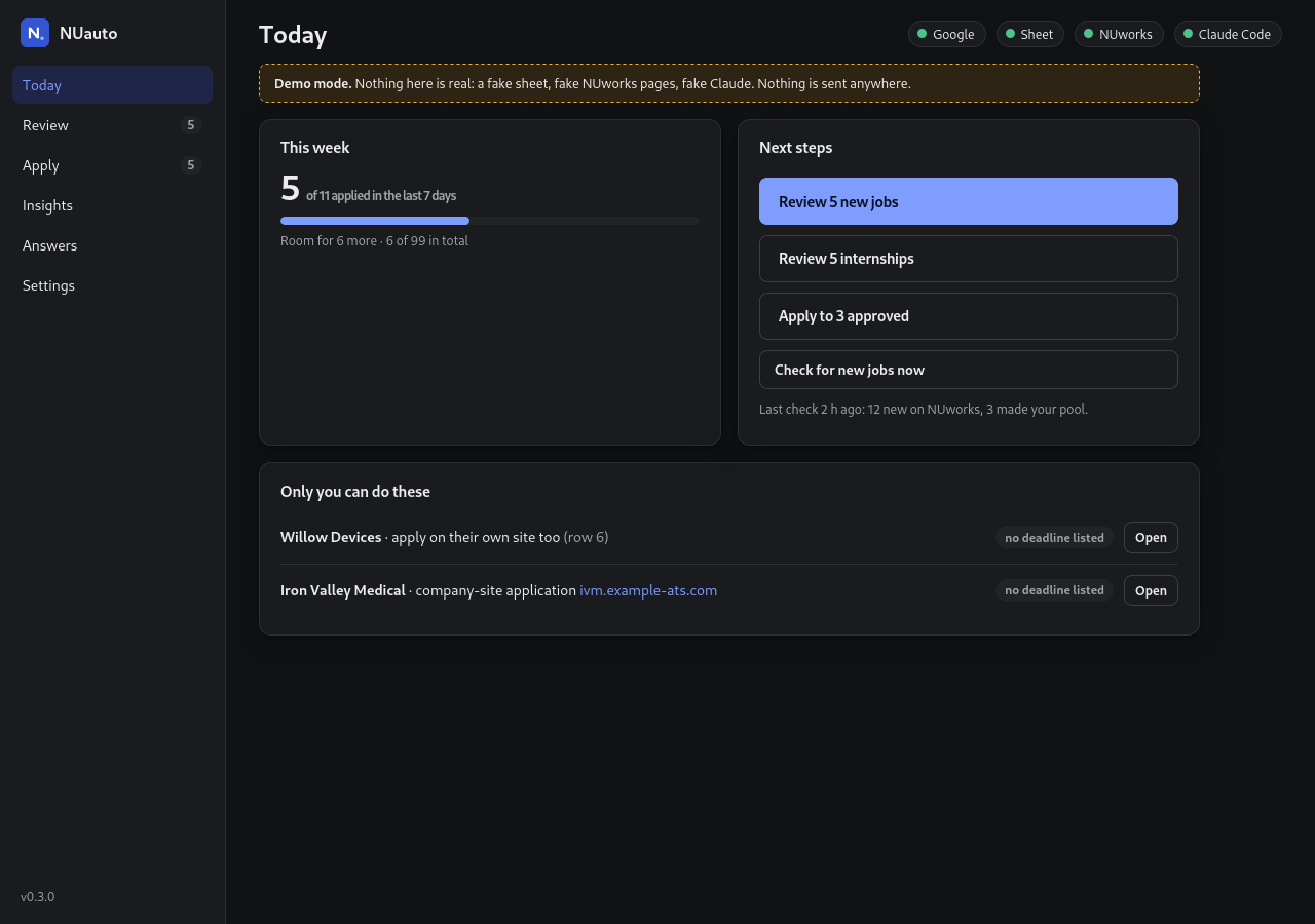 NUauto Dashboard